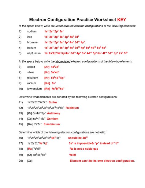 7.01 quiz: electron configurations